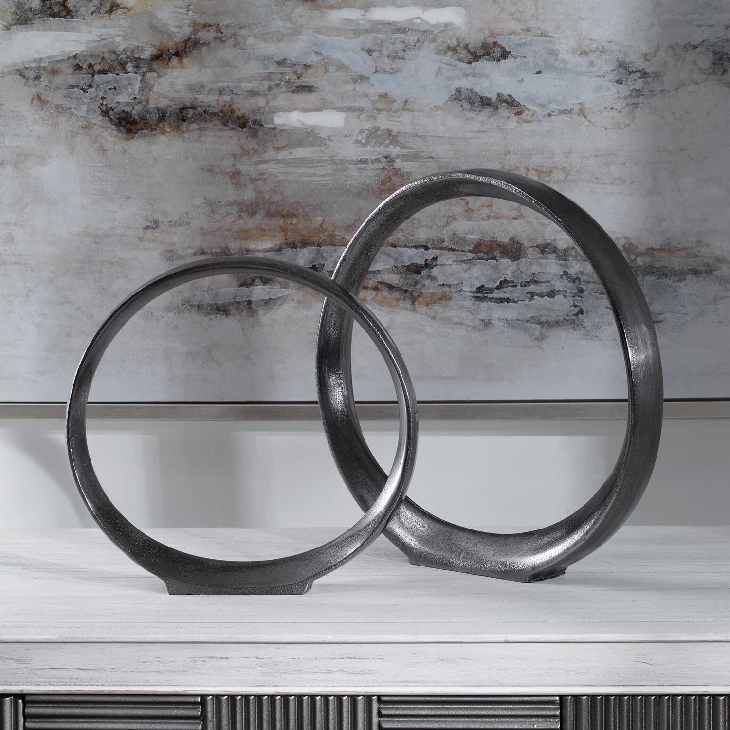UTTERMOST ORBITS RING SCULPTURES - Decorative Accents