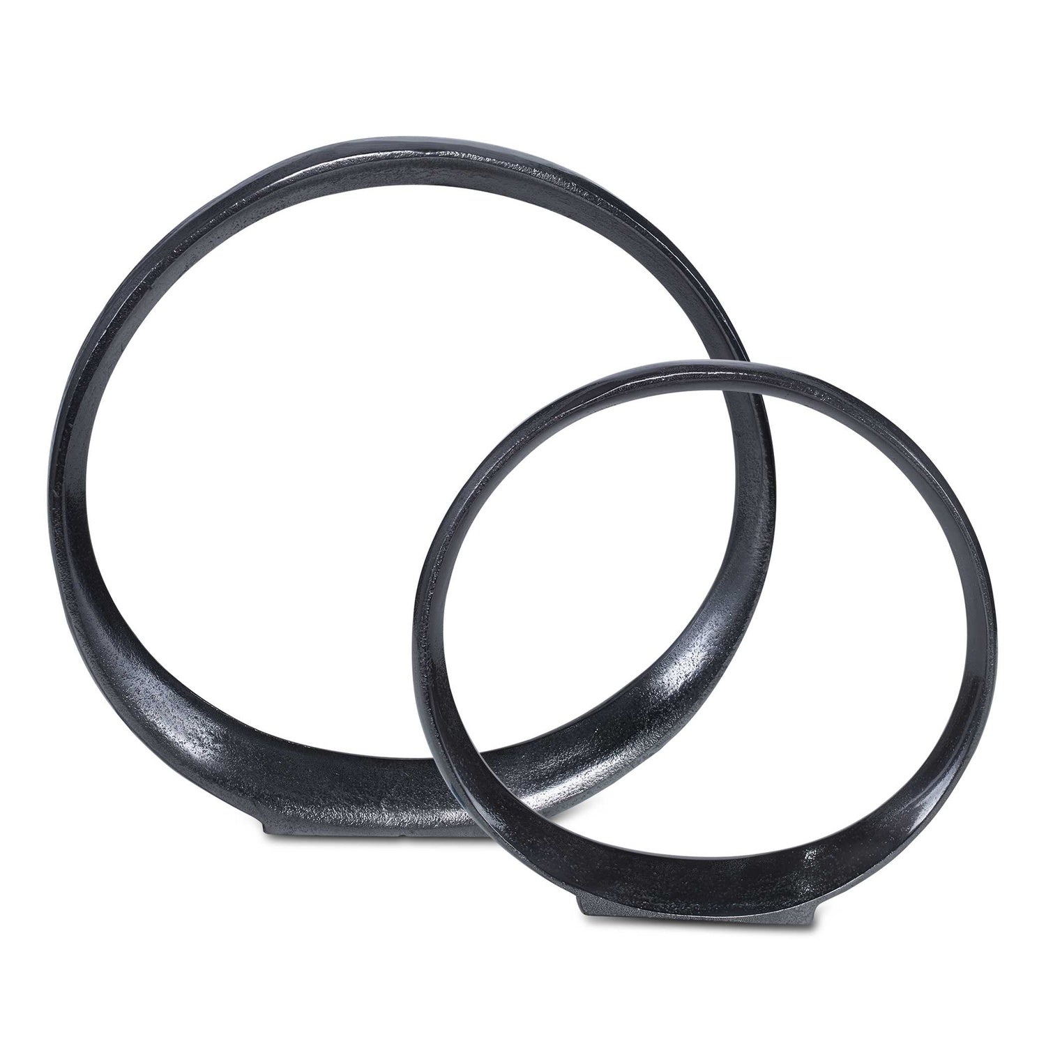 UTTERMOST Orbits Ring Sculptures Set Of 2 - Decorative Accents