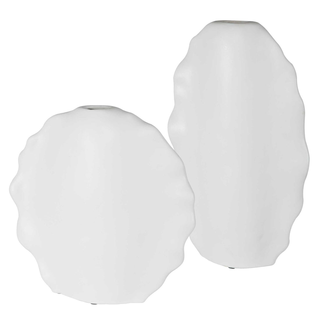 UTTERMOST RUFFLED FEATHERS MODERN VASES - Decorative Accents