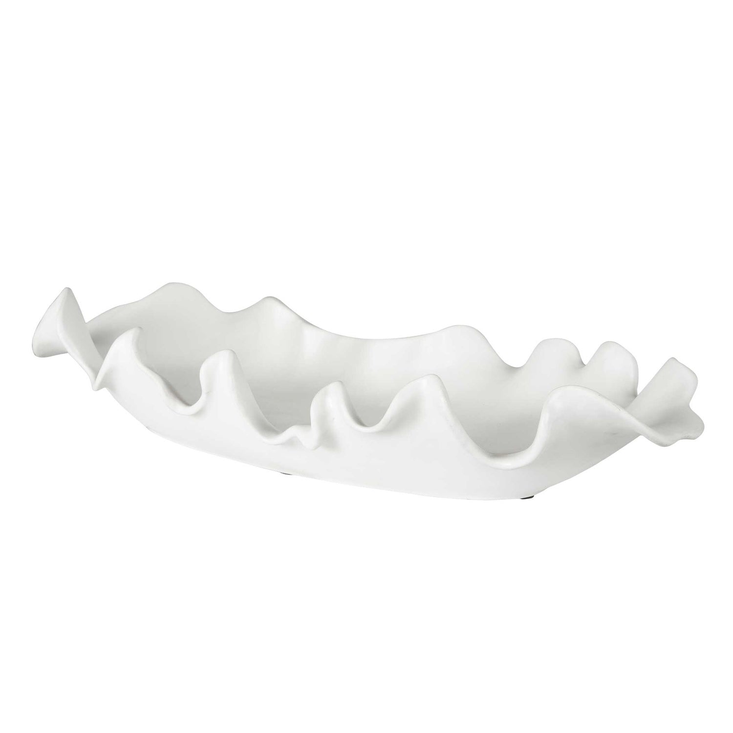 UTTERMOST RUFFLED FEATHERS MODERN BOWL - Decorative Accents