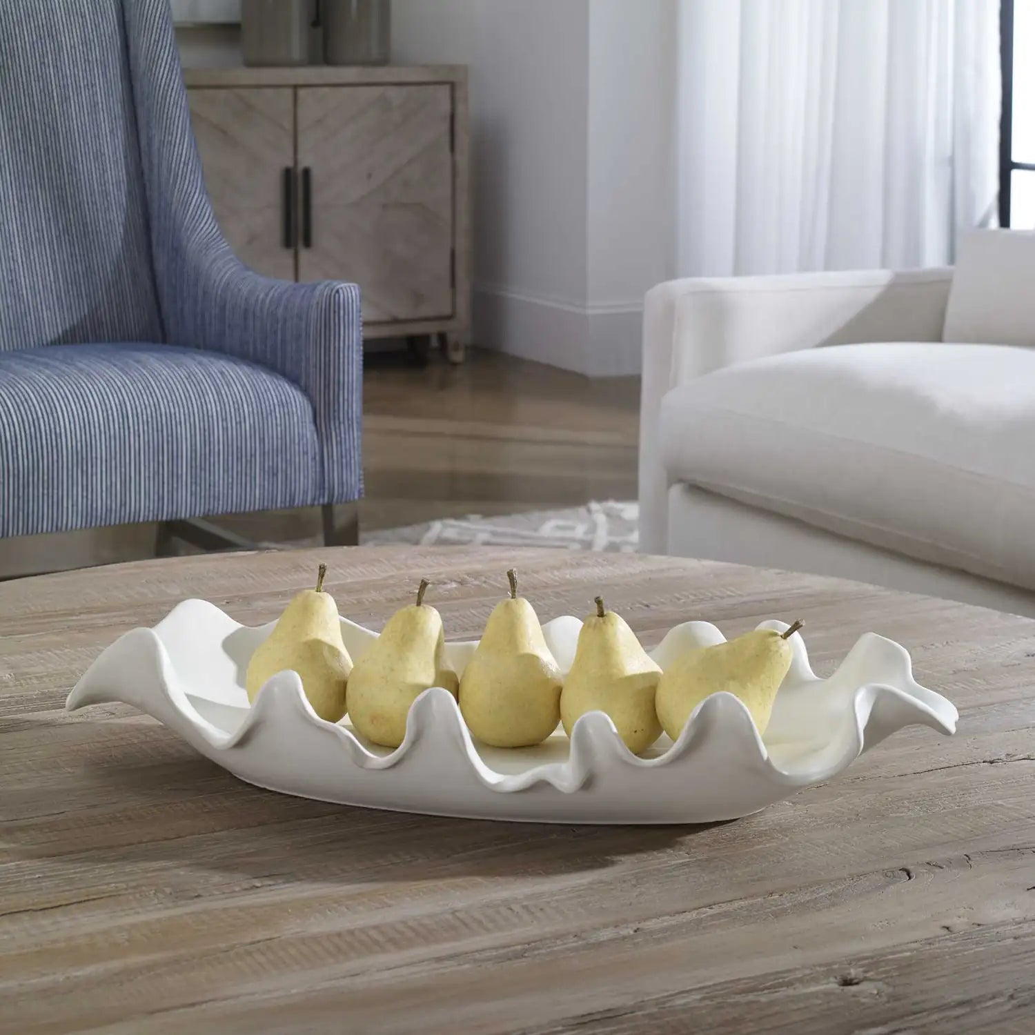UTTERMOST Ruffled Feathers Modern Bowl - Decorative Accents