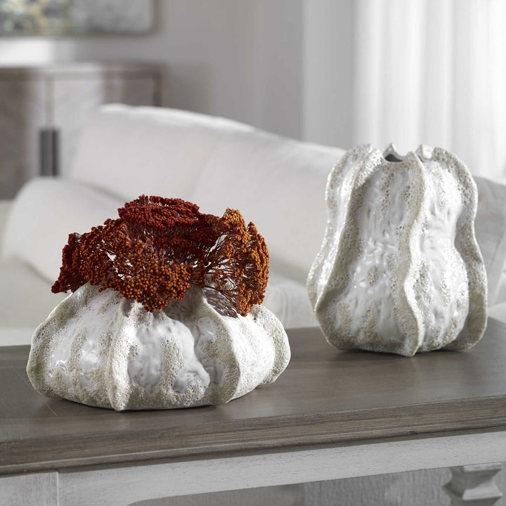 UTTERMOST URCHIN VASES - Decorative Accents