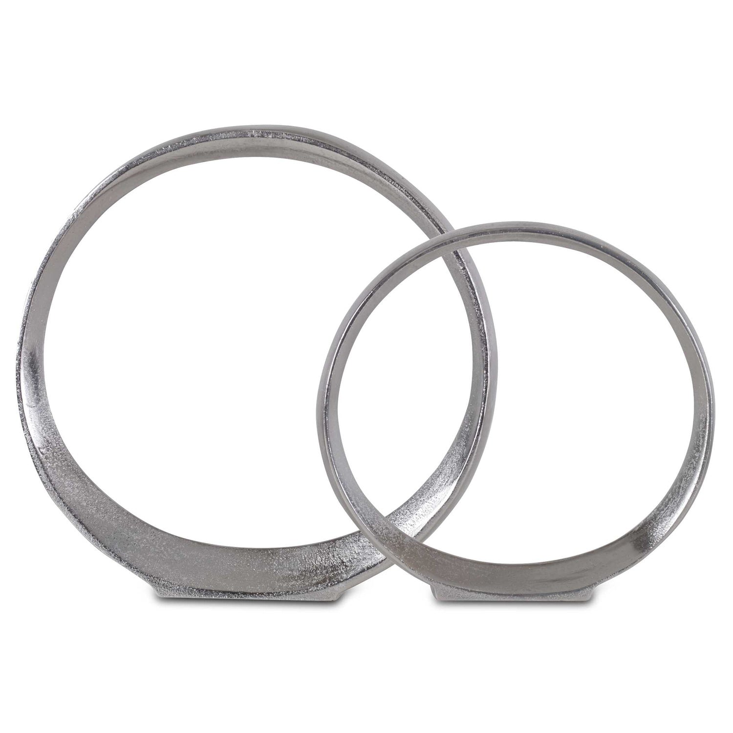 UTTERMOST Orbits Ring Sculptures Set Of 2 - Decorative Accents