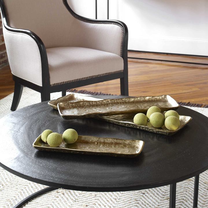UTTERMOST Artisan Trays Set Of 3 - Decorative Accents