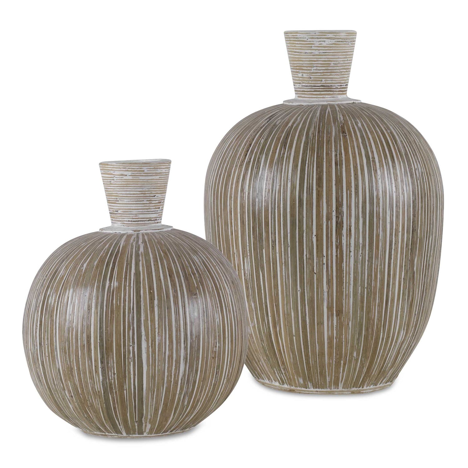 UTTERMOST ISLANDER WASHED VASES - Decorative Accents