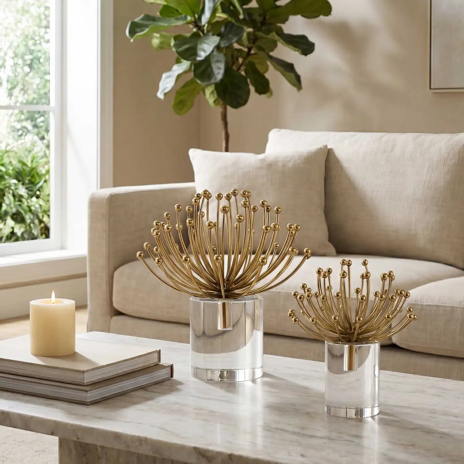 UTTERMOST Aga Modern Sculptures Set Of 2 - Decorative Accents