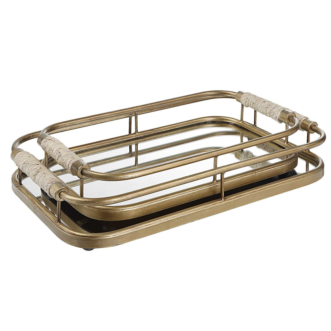 UTTERMOST ROSEA BRUSHED TRAYS - Decorative Accents