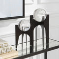 UTTERMOST Ellianna Crystal Spheres On Base Set Of 2 - Decorative Accents
