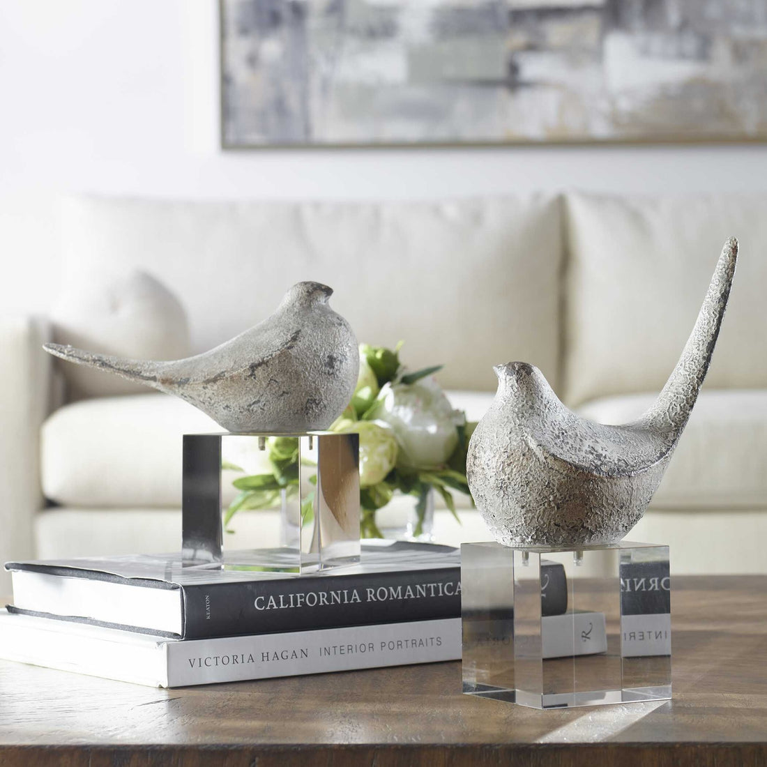 UTTERMOST BETTER TOGETHER BIRD SCULPTURES - Decorative Accents