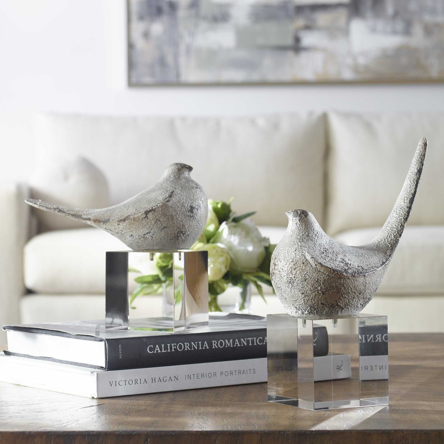 UTTERMOST BETTER TOGETHER BIRD SCULPTURES - Decorative Accents