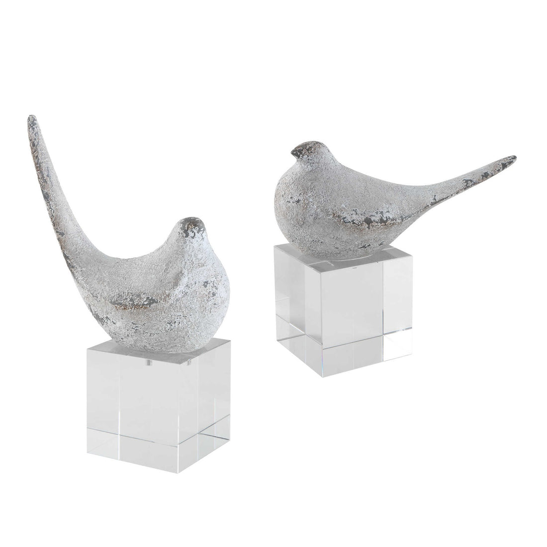 UTTERMOST Better Together Bird Sculptures Set Of 2 - Decorative Accents