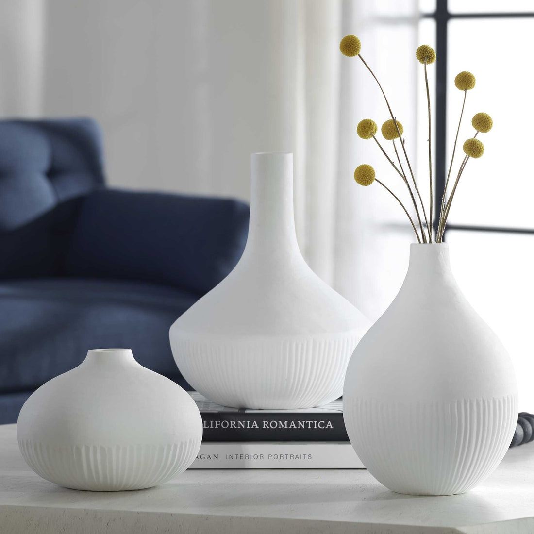 UTTERMOST APOTHECARY SATIN VASES - Decorative Accents