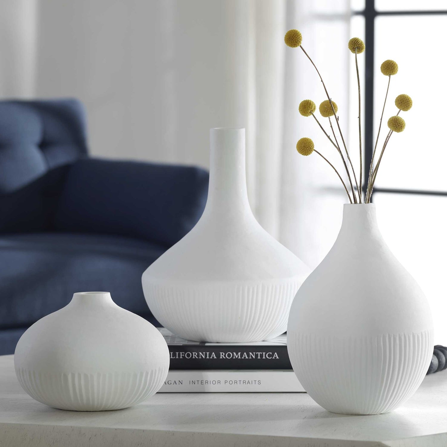 UTTERMOST APOTHECARY SATIN VASES - Decorative Accents