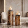 UTTERMOST Ilva Candleholders Set Of 2 - Decorative Accents