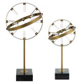 UTTERMOST Realm Spherical Sculptures Set Of 2 - Decorative Accents