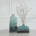 UTTERMOST FUZE AQUA & VASES - Decorative Accents