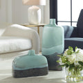 UTTERMOST Fuze Aqua & Vases Set Of 2 - Decorative Accents