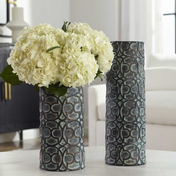 UTTERMOST BALTRA PATINA VASES - Decorative Accents