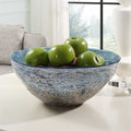 UTTERMOST GENOVESA AQUA BOWL - Decorative Accents