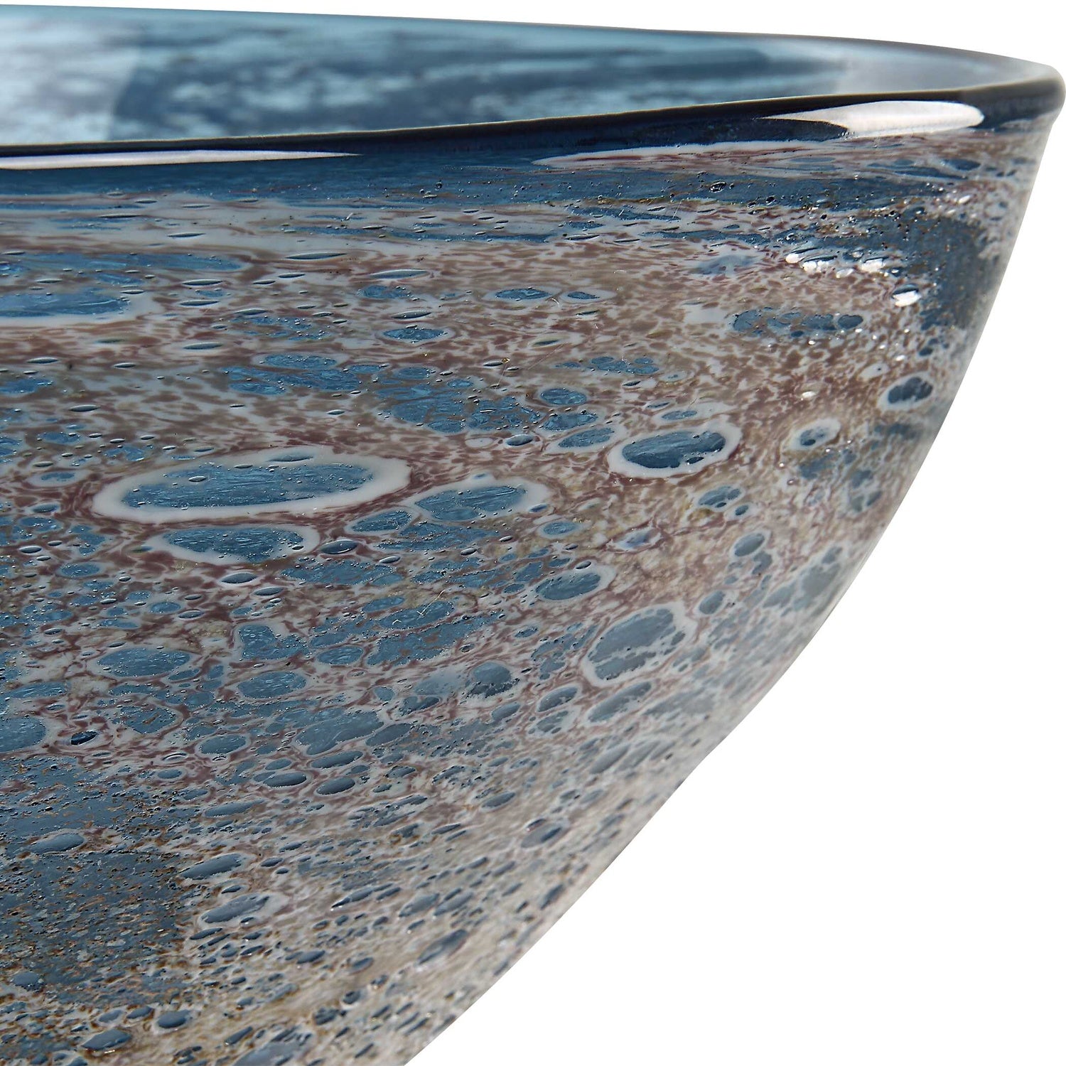 UTTERMOST GENOVESA AQUA BOWL - Decorative Accents
