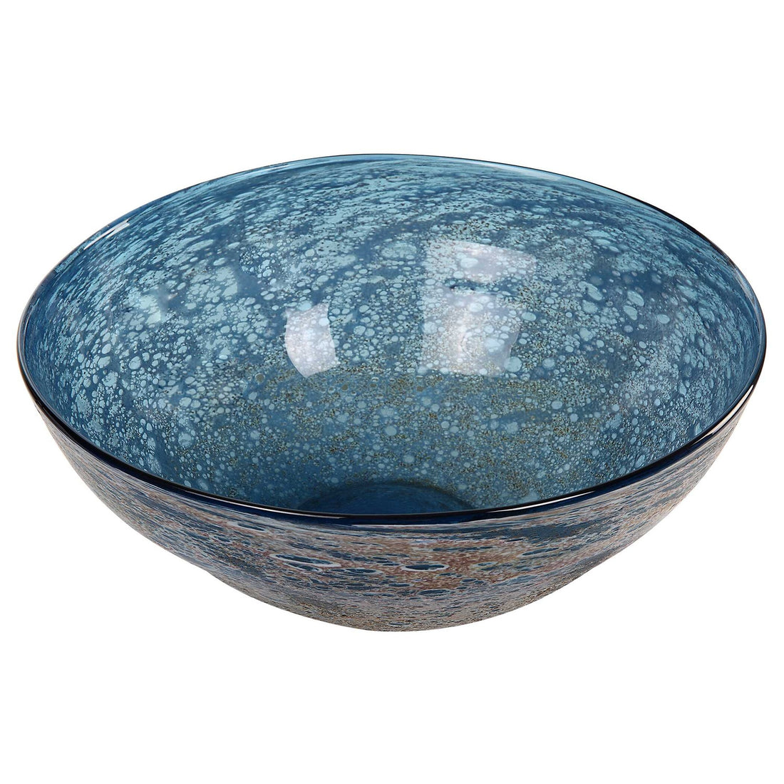 UTTERMOST Genovesa Aqua Bowl - Decorative Accents