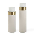 UTTERMOST WESSEX PILLAR CANDLEHOLDERS - Decorative Accents