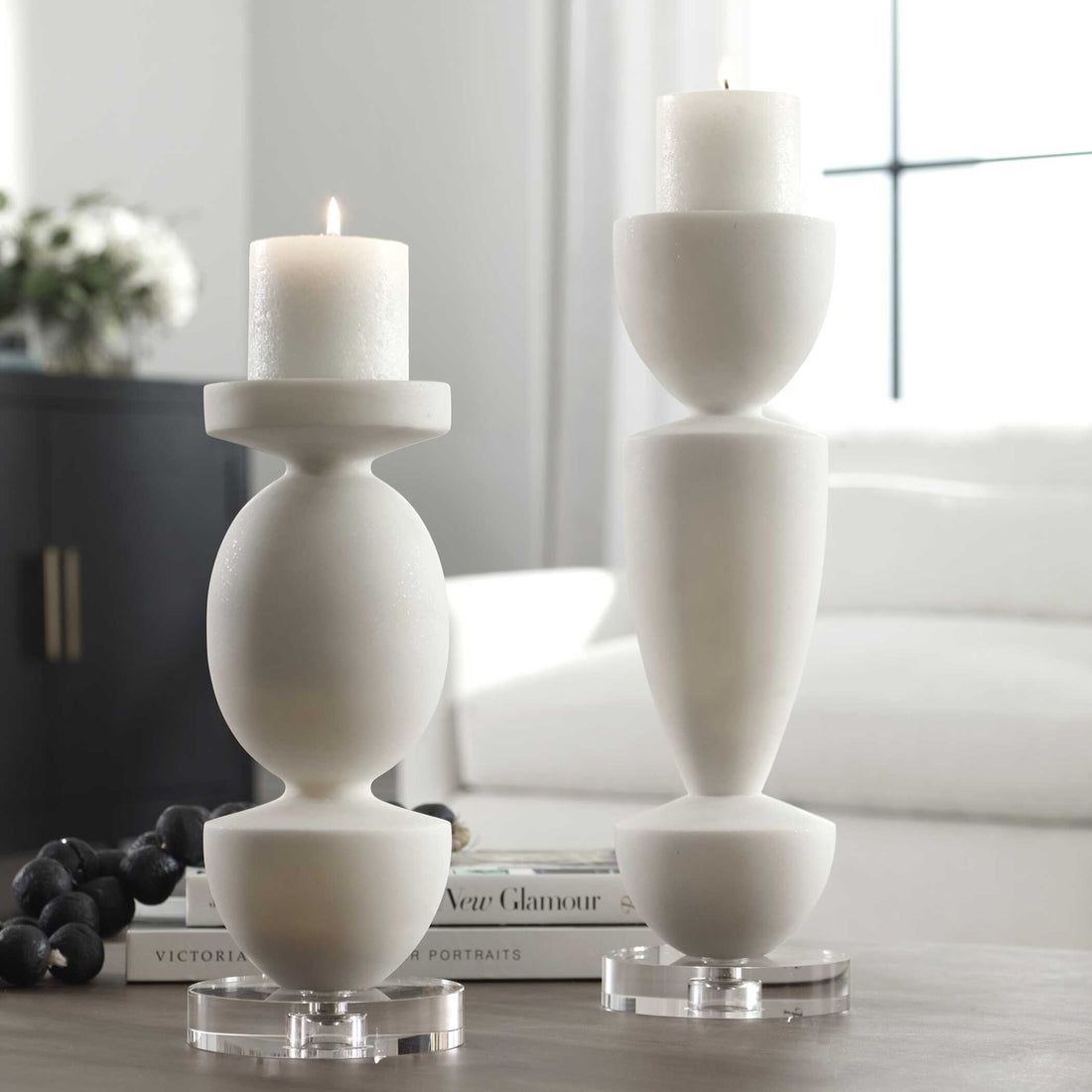 UTTERMOST Lido Candleholders Set Of 2 - Decorative Accents