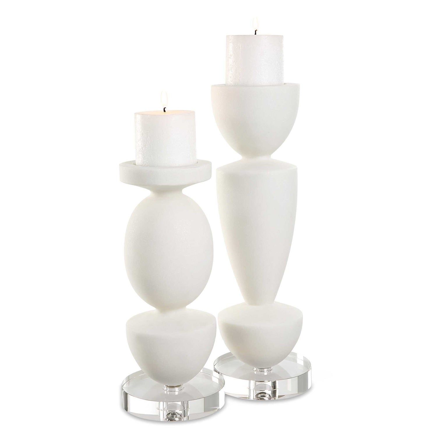 UTTERMOST Lido Candleholders Set Of 2 - Decorative Accents