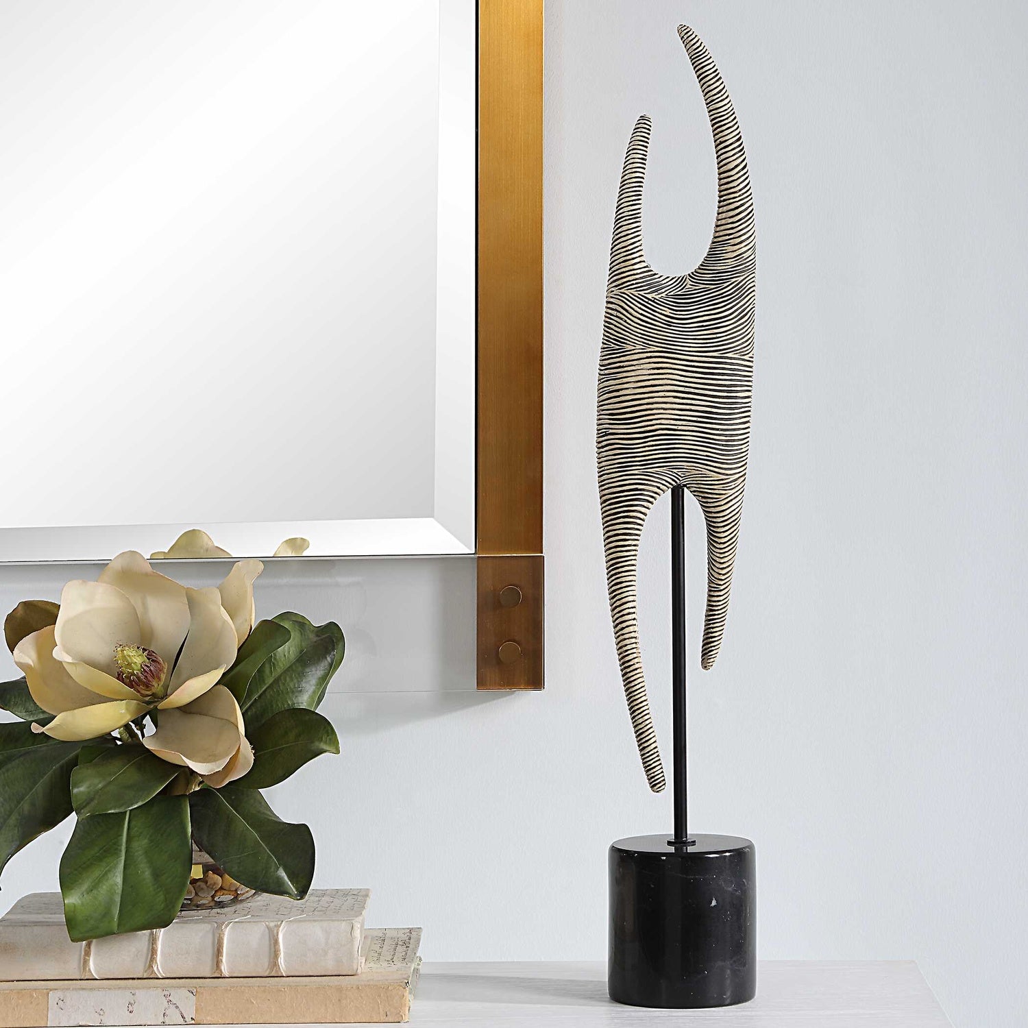 UTTERMOST Pochette Ribbed Sculpture - Decorative Accents