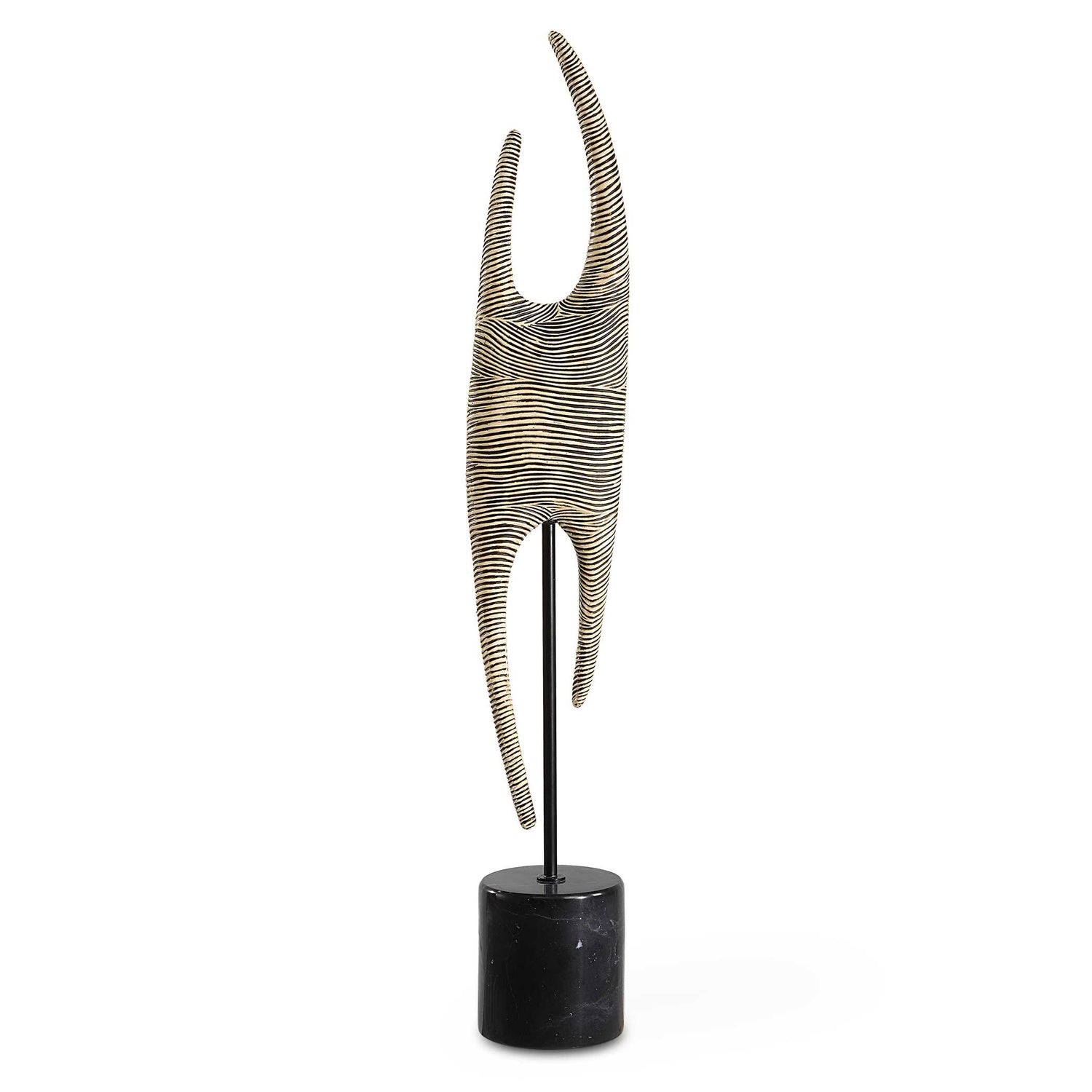 UTTERMOST Pochette Ribbed Sculpture - Decorative Accents