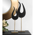 UTTERMOST Flame Sculptures Set Of 2 - Decorative Accents
