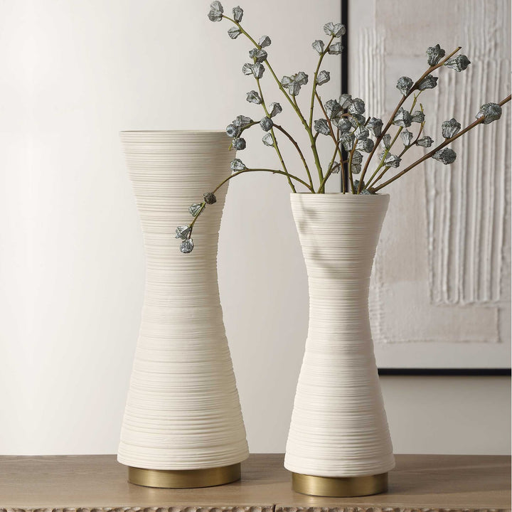 UTTERMOST Ridgeline Vases Set Of 2 - Decorative Accents