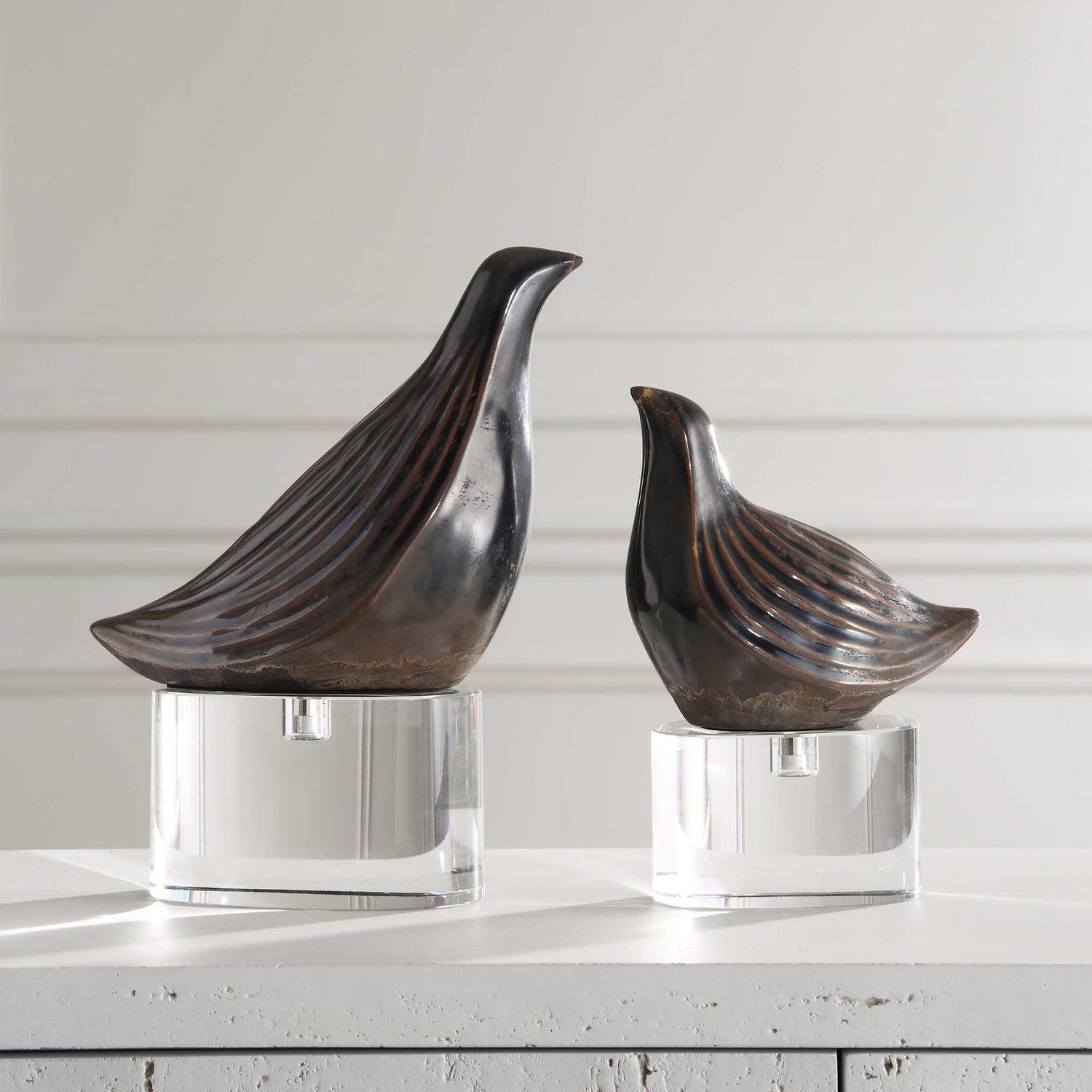 UTTERMOST NESTING BIRD SCULPTURES - Decorative Accents