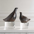 UTTERMOST Nesting Bird Sculptures Set Of 2 - Decorative Accents