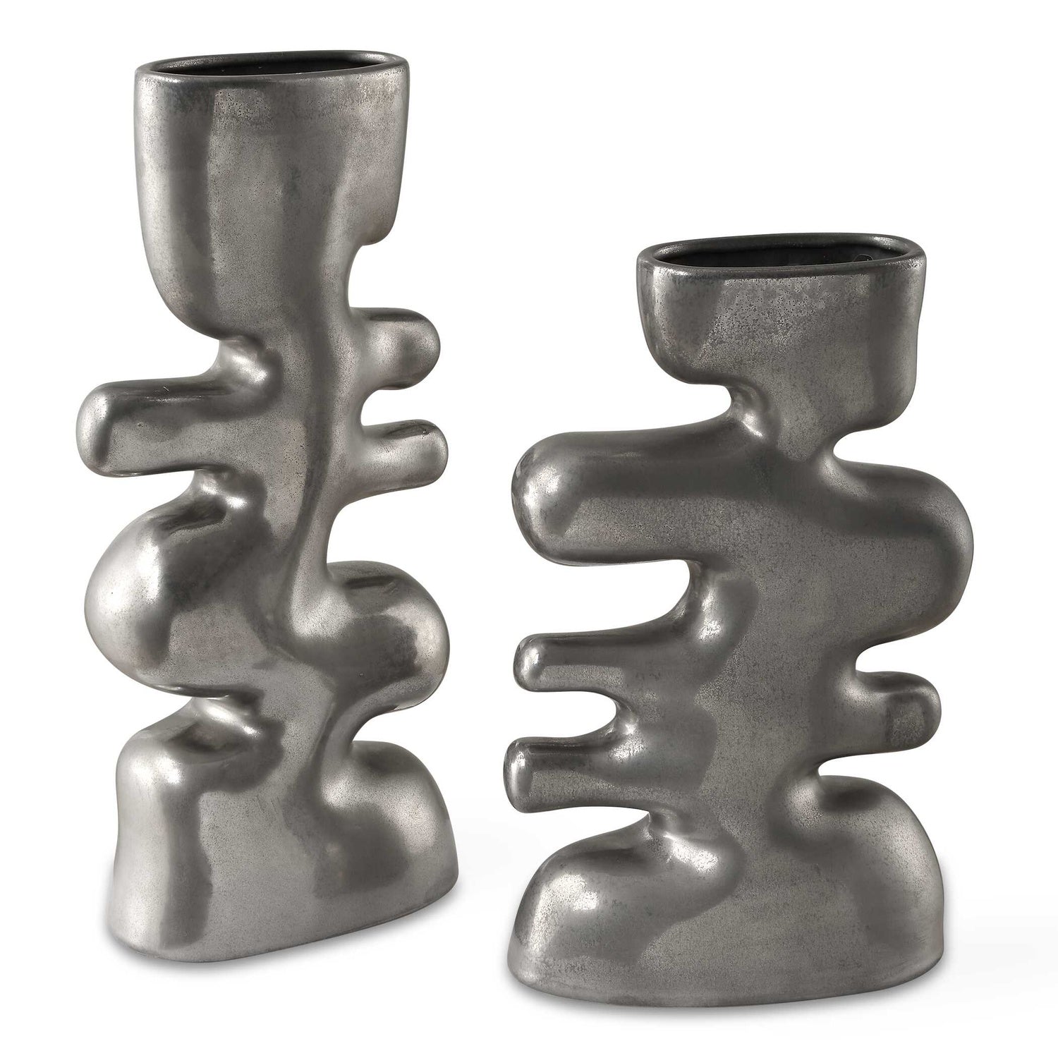 UTTERMOST Free Flowing Vases Set Of 2 - Decorative Accents