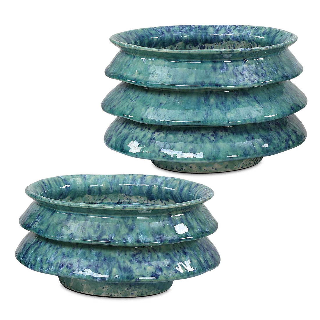 UTTERMOST ZigZag Bowls Set Of 2 - Decorative Accents