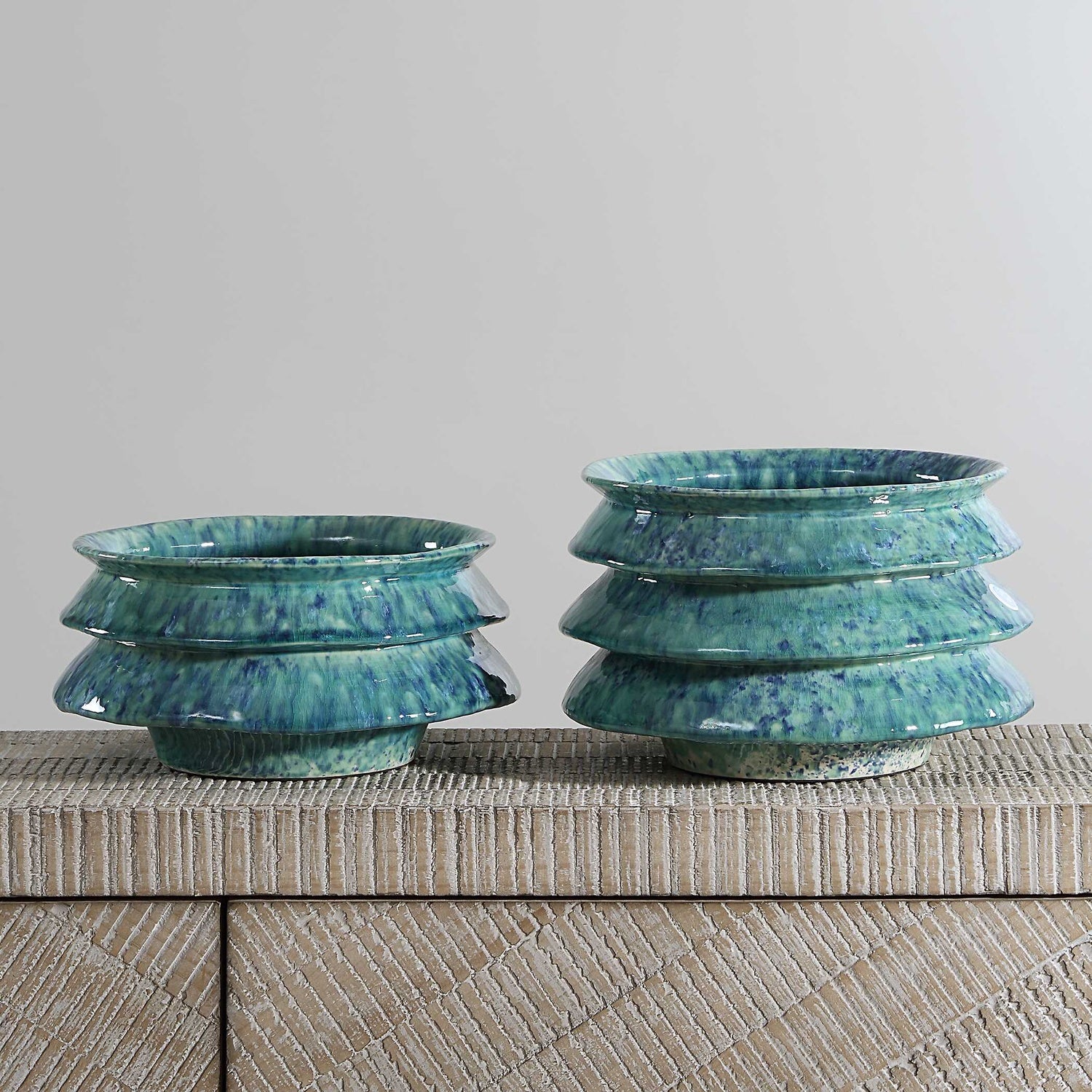 UTTERMOST ZigZag Bowls Set Of 2 - Decorative Accents