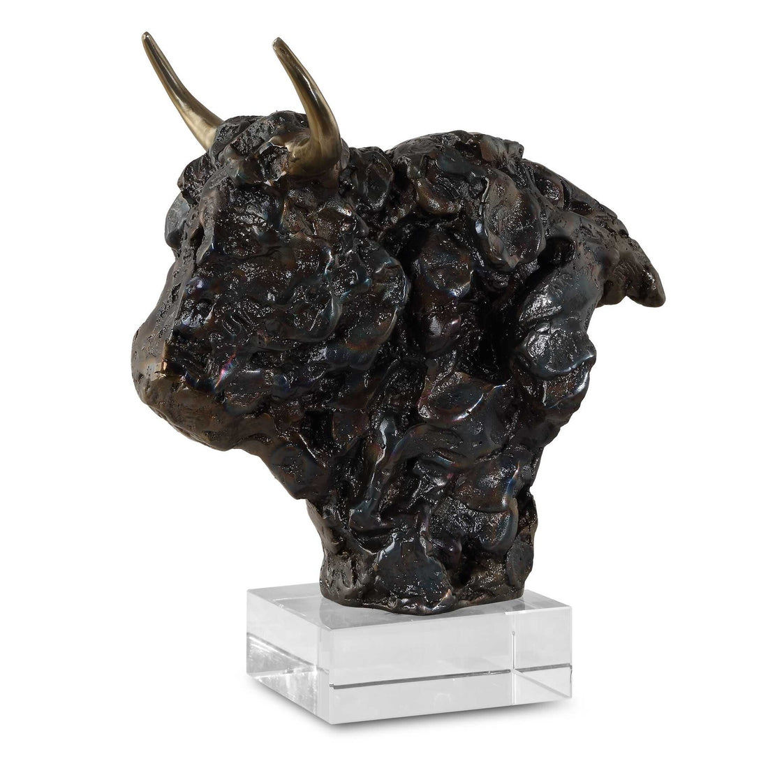 UTTERMOST BISON BUST SCULPTURE - Decorative Accents