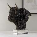 UTTERMOST BISON BUST SCULPTURE - Decorative Accents