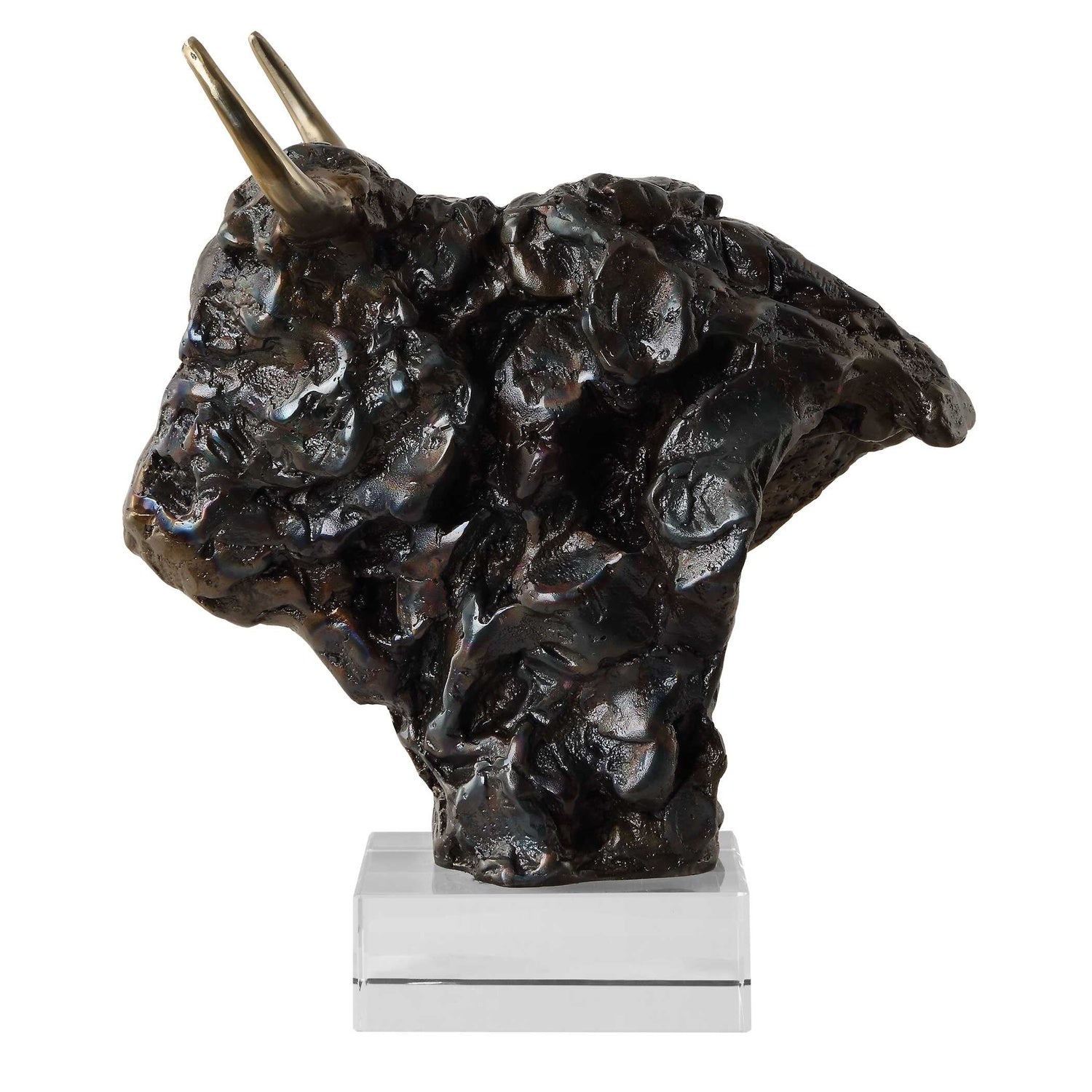 UTTERMOST BISON BUST SCULPTURE - Decorative Accents