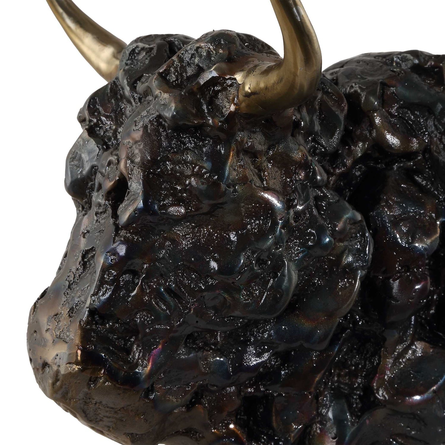 UTTERMOST BISON BUST SCULPTURE - Decorative Accents