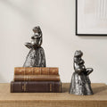 UTTERMOST DAYDREAMING FROGS AGED BOOKENDS - Decorative Accents
