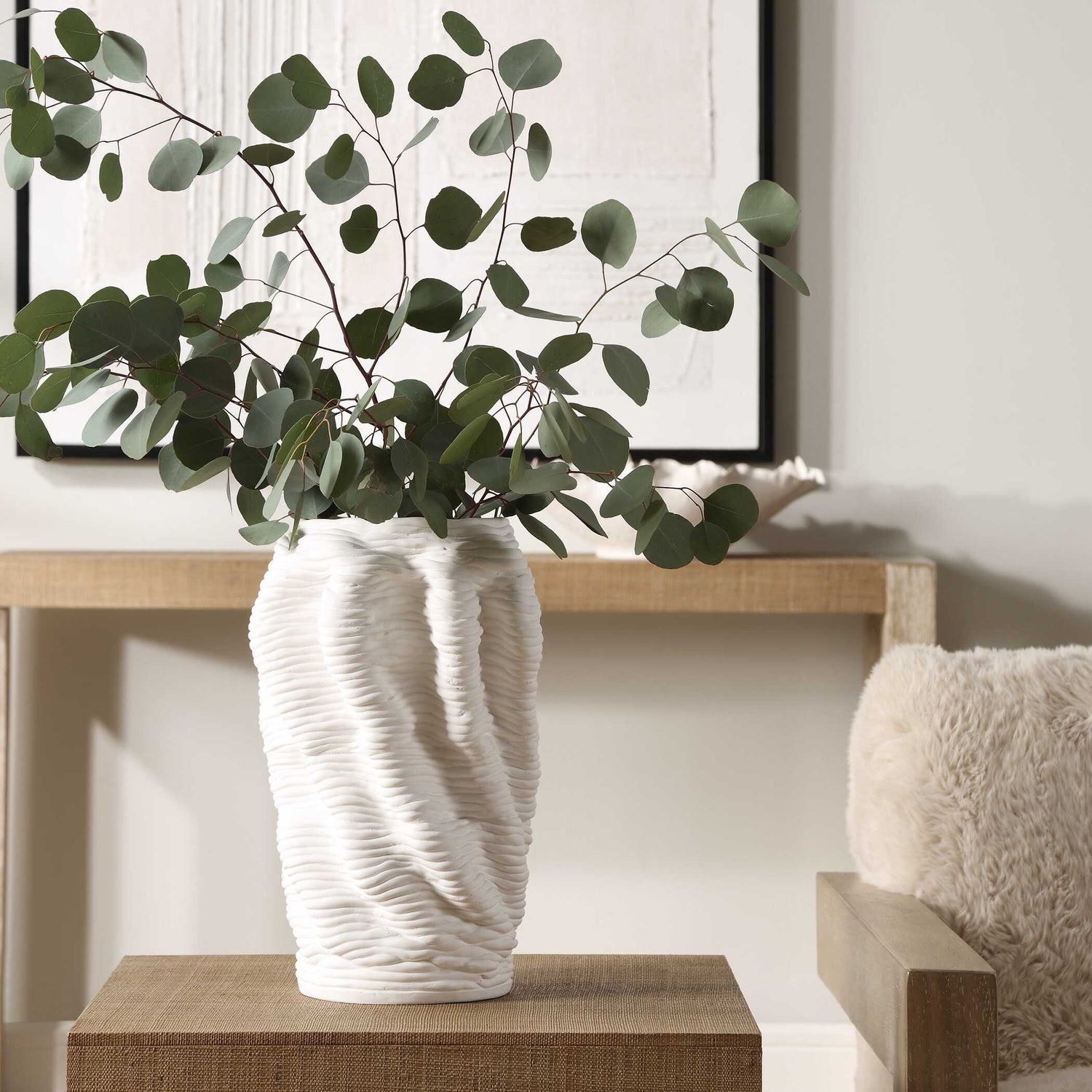 UTTERMOST Stratified Matte Vase - Decorative Accents