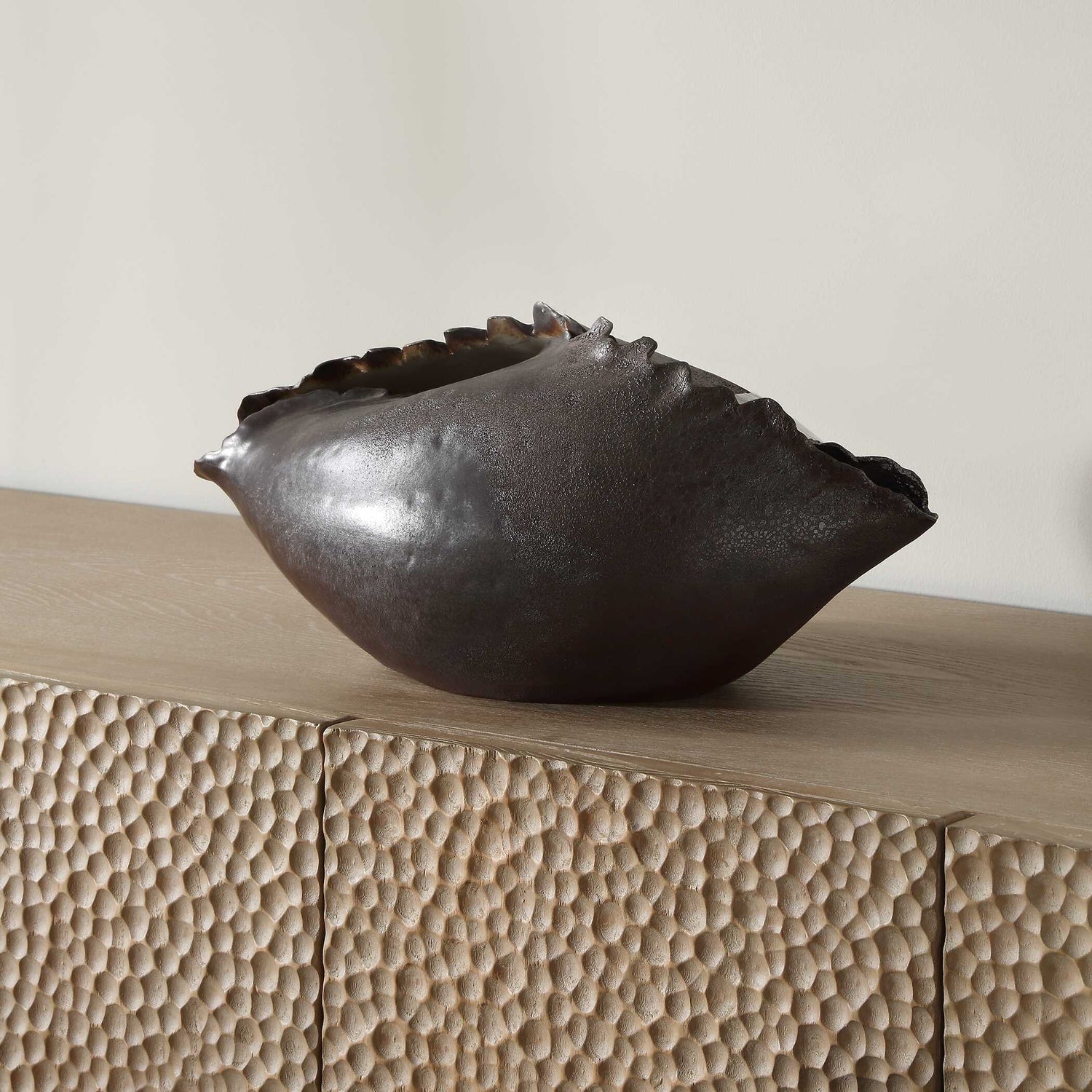UTTERMOST BLOSSOM METALLIC VASE - Decorative Accents