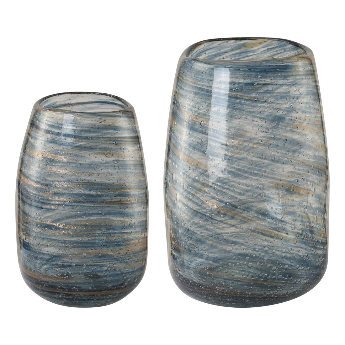 UTTERMOST AURORA SWIRL VASES - Decorative Accents