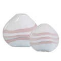 UTTERMOST BLUSH SWIRL VASES - Decorative Accents