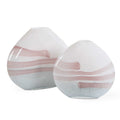 UTTERMOST Blush Swirl Vases Set Of 2 - Decorative Accents