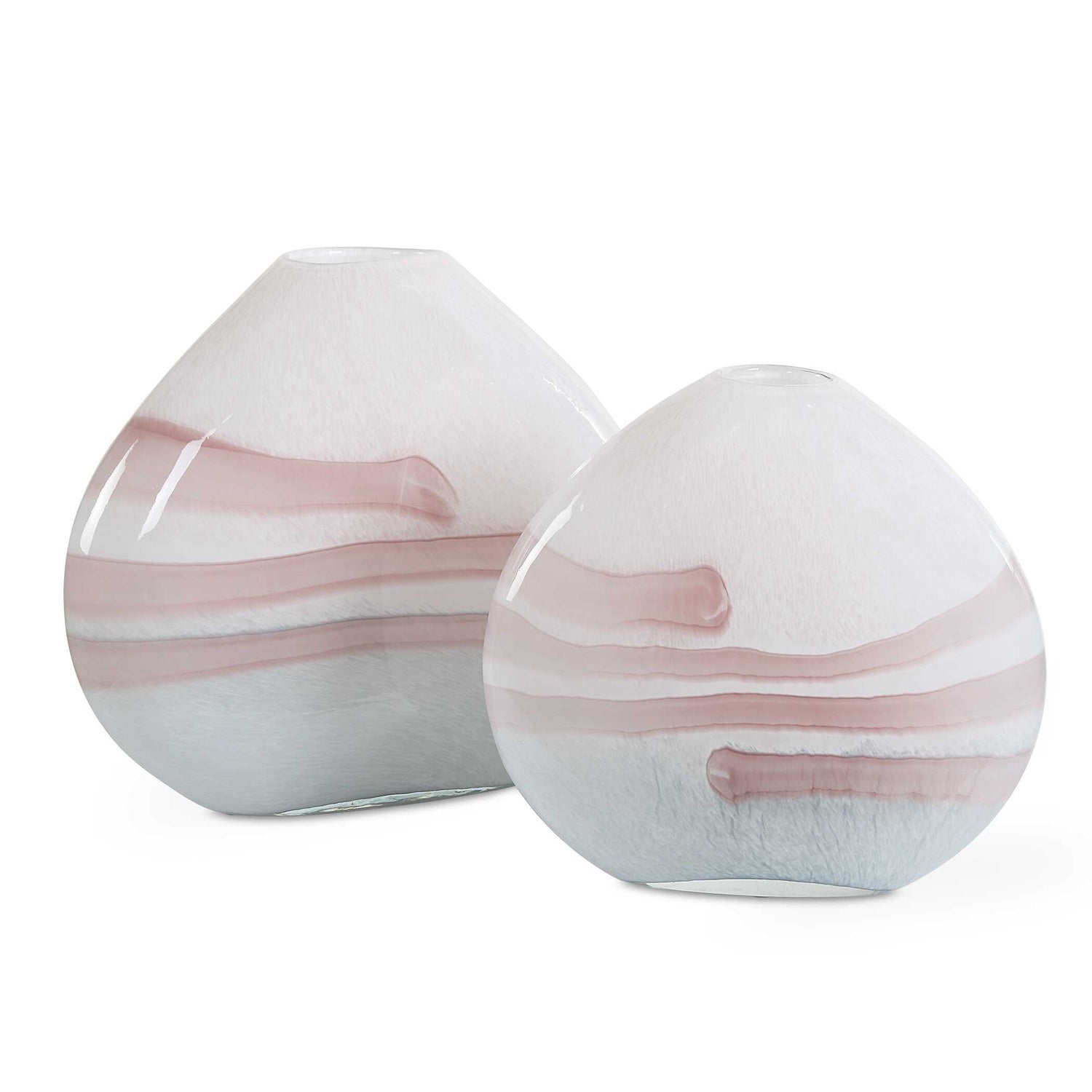 UTTERMOST BLUSH SWIRL VASES - Decorative Accents
