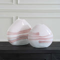 UTTERMOST Blush Swirl Vases Set Of 2 - Decorative Accents