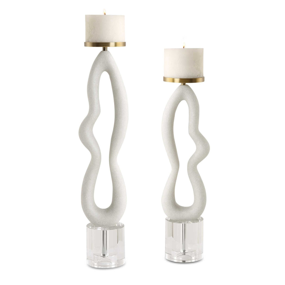 UTTERMOST Feamelo Candleholders Set Of 2 - Decorative Accents